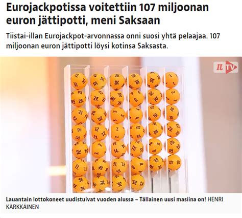 eurojackpot tulokset - veikkaus|eurojackpot ja perjantai jokeri tulokset.